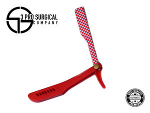 Maquinilla de afeitar recta de calidad 3Pro diseñada para uso profesional, construcción de acero inoxidable, diseño ligero y facilidad de control - Product Image 4