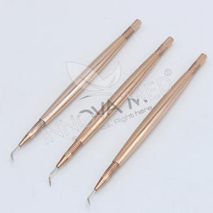 Etiqueta privada, nuevas herramientas de elevación de pestañas de Metal de acero inoxidable, extensiones de pestañas con puntas de fibra puntiagudas, pinzas de pestañas de alta calidad - Product Image 6