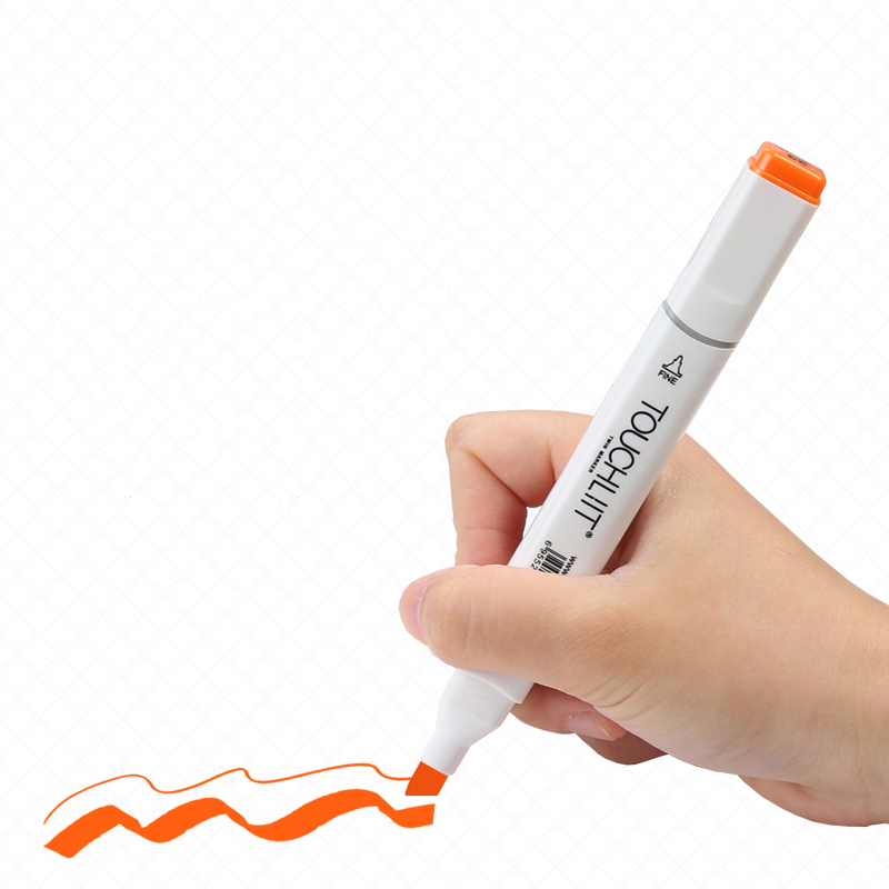 Touchliit 6th поколения 204 цвета две головы на спиртовой основе эскиз художественный Маркер ручки для рукоделия