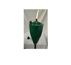 Iron Cone Garden Oil <b>Torch</b> on Pole Outdoor Decorative Flame <b>Torch</b> for Garden Pathway Patio Lawn Landscaping and Outdoor Decor - Product Image 1