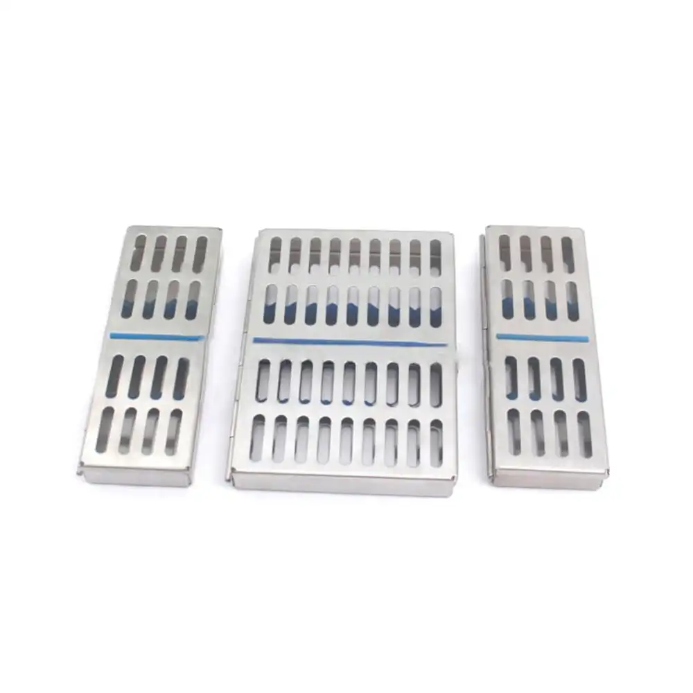 Dental Sterilization Cassette Tray Box for 10 7