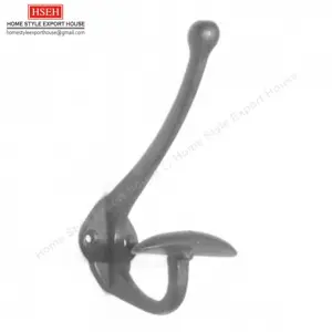 Rustic Stylish large Opening Pointed Mouth Metal Hooks Modern Style and Rustic Vintage Metal Wall Hooks