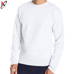 Sudadera extragrande de cuello redondo de algodón de alta calidad para hombre Estilo Vintage liso Impresión digital personalizada al por mayor para invierno - Product Image 5