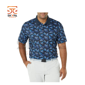 Polo de Golf con logotipo personalizado para hombre, Camisa de algodón de Color liso, talla grande - Product Image 4