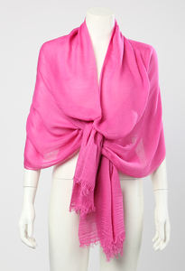 Pashmina viscosa agua liso teñido chal invierno temporada accesorio - Product Image 2