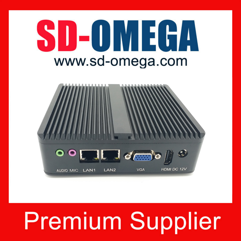 Plus petit Fanless Win8 Linux Ubuntu J1900 2 LAN Mini PC