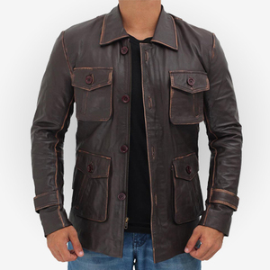 New Arrival <b>Men's</b> Lightweight Waterproof Breathable High Quality <b>Leather</b> Motorcycle <b>Jacket</b> Stylish Winter at Cheap Price - Product Image 6