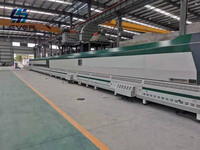 Ligne de production de machines à plier plat de taille Jumbo pour four de trempe de verre usine de fabrication de verre trempé