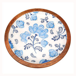 Top Trending Hotel y restaurante sopa utensilios para servir equipo de catering pegatina impresa madera servir tazón mesa de cena - Product Image 1