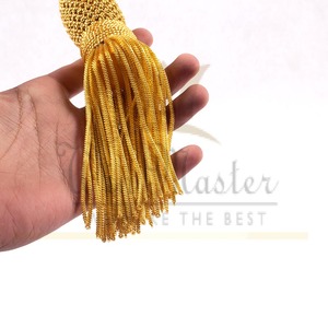 Borlas de lingotes de oro al por mayor para uso en prendas de vestir-Embellecedor de flecos de rayón textil Color y tamaño personalizados Precio bajo 2024 - Product Image 3