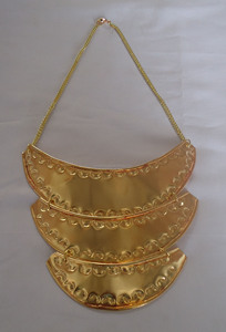 Collar de cadena y Bola de Latón chapado en oro con perla y ágata, regalo de estilo cristiano religioso clásico, joyería de aleación de Zinc - Product Image 4