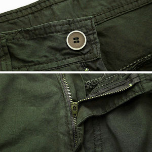 Pantalones cortos informales para hombre, ropa de ocio y exteriores con bolsillos de carga e impresión personalizada a precio de fábrica, última moda - Product Image 6