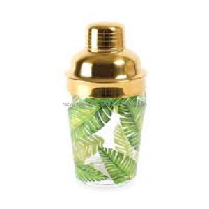 Shaker à cocktails imprimé en acier inoxydable moderne, durable et écologique de 750 ml pour la maison et les bars - Product Image 4