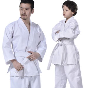 Đồng Phục Karate Với Dây Thắt Lưng Bộ Đồ Taekwondo Trắng Chuyên Nghiệp Cho Trẻ Em Người Lớn Phụ Nữ Đàn Ông Tập <span class=keywords><strong>Kung</strong></span> <span class=keywords><strong>Fu</strong></span> Quần Áo Tập Thể Dục - Product Image 3