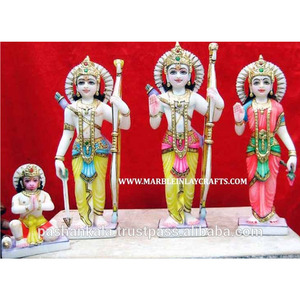 แฮนด์เมด Ram Darbar รูปปั้นหินอ่อน - Product Image 1