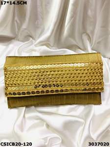 Bolso de noche étnico de seda cruda elegante y elegante para ocasiones especiales - Product Image 6