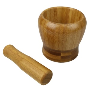 Wood Mortar and Pestle Dinnerware <b>Cruet</b> <b>Set</b> Home Goods Kitchen for Handmade Product and Polished with Low Price - Product Image 4