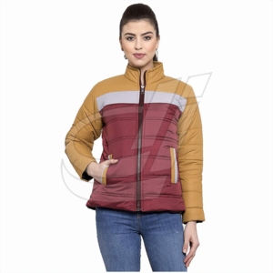 Chaquetas acolchadas de nailon y poliéster para mujer, ropa acolchada personalizada para invierno - Product Image 1