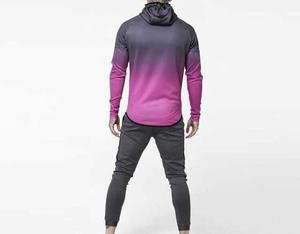Unisex Slim-Fit logotipo personalizado impreso invierno correr gimnasio desgaste grueso Plus XL conjunto equipo de entrenamiento de lana con técnica de sublimación - Product Image 6