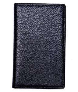 Funda de cuero PU con logotipo personalizado, tarjetero de identificación, BILLETERA, Color negro - Product Image 3