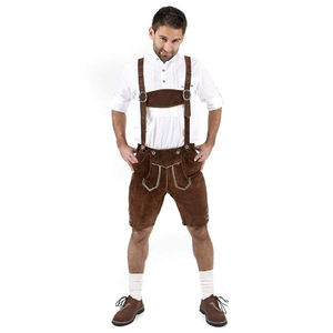 Shorts bavarois en cuir avec impression numérique, design coupe-vent, couleurs personnalisées pour adultes et jeunes, service OEM/ODM - Product Image 5