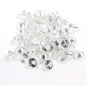 Topaze blanche naturelle taillée en brillant de 3mm Prix de gros en usine Pierres précieuses en vrac à facettes de haute qualité par pièce CERTIFIÉE - Product Image 5