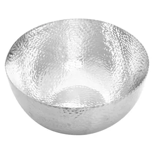 ชามสีเงินบำบัดเท้าดีไซน์กลมเรียบง่ายพร้อมฝาปิดอุปกรณ์ดูแลความงามและของใช้ส่วนตัวเหมาะสำหรับการดูแลรักษาเล็บ - Product Image 2