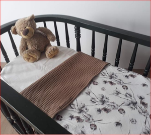 Drap-housse pour bébé, ajusté de berceau souple, impression personnalisée, en mousseline de bambou, bon marché, vente en gros - Product Image 1