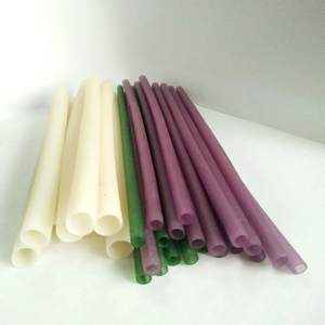 หลอดข้าวโบราณเป็นมิตรต่อสิ่งแวดล้อมขนาด6.5มม. หลอดดูดกินได้สำหรับร้านอาหาร - Product Image 3