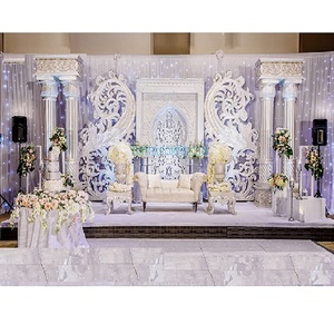 Décor de réception de mariage au pays des rêves, décor moderne rétro, - Product Image 1