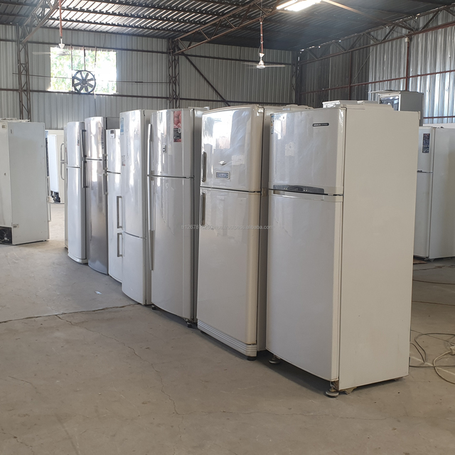 Turkish Used Stainless Steel Top-Freezer Refrigerator 300L Capacity Auto-Defrost Grade Energy Efficiency White Silver