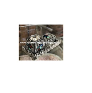 Chất lượng cao nóng bán Handmade in nhựa Inlay bakhoor Bộ/mabkhara Bộ/bakhur Burner Set/insence Burner Arabic bukhur - Product Image 1