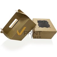 Boîtes à petit-déjeuner/déjeuner/dîner en carton ondulé biodégradable recyclable de haute qualité, gaufrage, laminage mat/brillant, revêtement UV