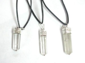 Pendentifs crayon en cristal de Quartz, en pierre précieuse de guérison - Product Image 2