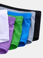 Herren-Boxershorts mit Niedrigem Bund aus Polyester/Nylon, Atmungsaktiv, Antibakteriell, Umweltfreundlich, Schnelltrocknend, Nahtlos, OEM für Erwachsene
