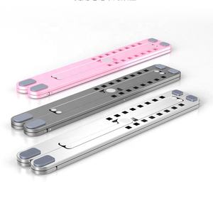 Aluminum Alloy Portable Folding Storage Notebook <b>Stand</b> Metal Laptop/<b>Tablet</b> Holder in Stock - Product Image 5