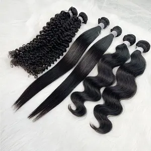 Capelli Natürliches brasilia nisches jungfräuliches menschliches Haar bündel Deep Wave menschliches Haar bündel 34 Zoll Deep Wave Bündel jungfräuliches Haar Lager