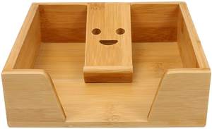 ผู้ผลิตและผู้ค้าส่งที่ใส่กระดาษเช็ดปากแบบตั้งพื้น ที่ใส่กระดาษทิชชู่แบบตั้งโต๊ะ ที่ใส่กระดาษเช็ดปากแบบแบนทำจากไม้สำหรับวางบนโต๊ะ - Product Image 6