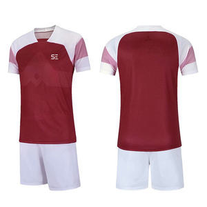 Uniforme de Fútbol Azul y Blanco Transpirable de Manga Corta Personalizado en Tela 100% Poliéster Uniforme Deportivo de Alta Calidad - Product Image 4