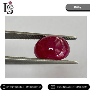 Cabujón de rubí de 6,75 quilates sin calor Natural, piedra preciosa de pulido fino de corte ovalado rosa rojizo para anillos, tamaño 6,75 - Product Image 3