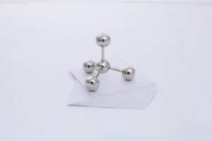 Modern Metal Figure <b>stand</b> for home desktop silver color decoration modern design metal figure stylish metal supplies customer - Product Image 3