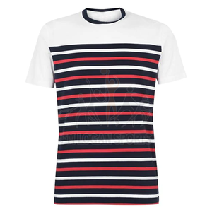 2021ขายส่งผ้าฝ้าย100% ครึ่งแขนเสื้อยืดสำหรับผู้ชาย - Product Image 1