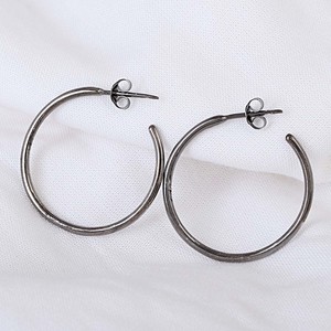 Pendientes de aro de Plata de Ley 925 chapados en oro amarillo de 18K para niñas y mujeres, joyería fina de peso ligero sin piedras preciosas - Product Image 3