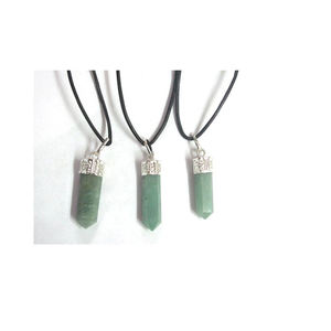 Pendentif en pierre crayon d'aventurine verte, pierre crayon - Product Image 1