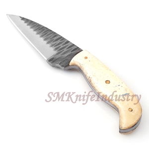 Custom HandMade Damascus Steel Hunting Knife Skinner Knife Fix Blade By Sm Knife Industry (smk1661) - Product Image 3