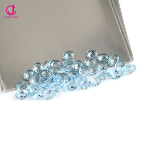 0,2 Cts Aguamarina brasileña natural 5x3MM Piedra preciosa suelta de corte ovalado para anillo Colgante Fabricación Joyería Piedra preciosa Proveedor al por mayor - Product Image 4