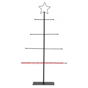 Árbol de exhibición de Navidad de Metal personalizado negro para árbol colgante decoración del hogar usado más vendido y de alta calidad - Product Image 1