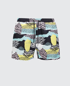 กางเกงว่ายน้ำสำหรับผู้ชายกางเกงขาสั้นชายหาดระบายอากาศได้ดีพิมพ์ซับลิเมชัน - Product Image 1