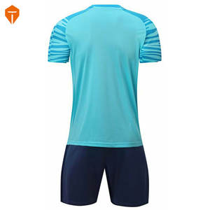 Free design Men boys high quality custom logo teamname printing Soccer Jerseys Football Team Uniform Soccer Kit - Product Image 2