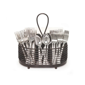 <b>Black</b> Metal Iron Wire <b>Cutlery</b> Holder - Product Image 6